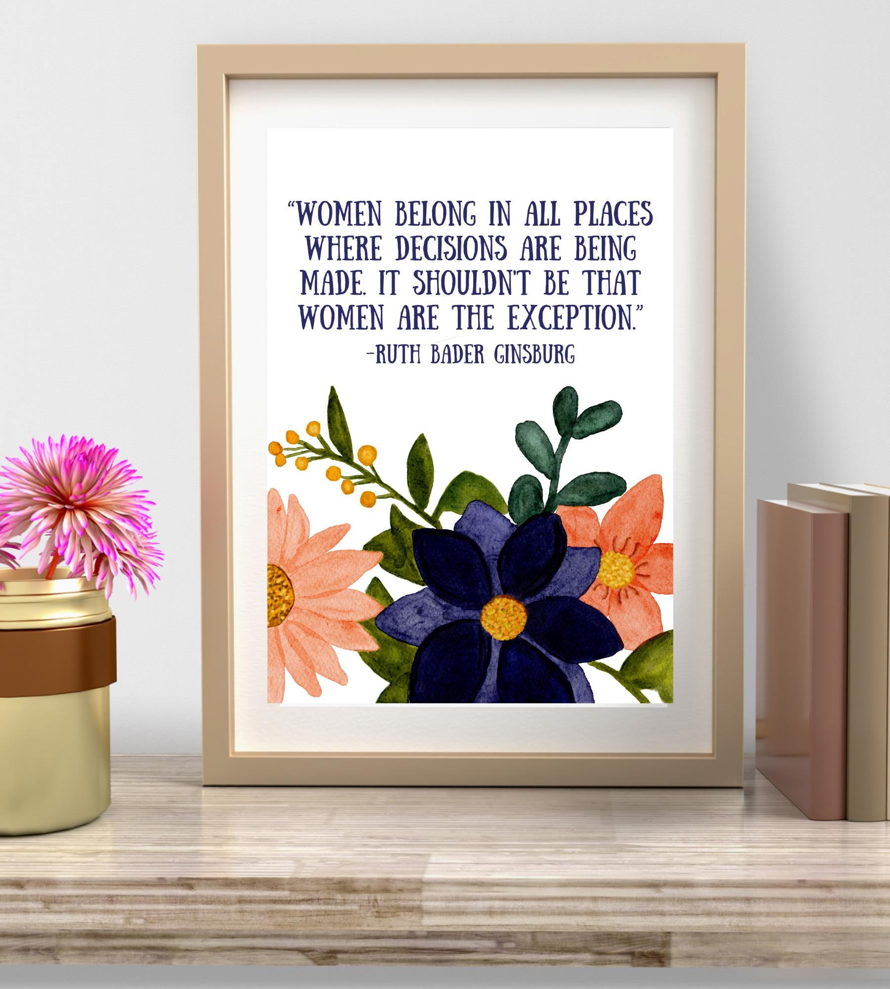 Www Alhudapk Short Rbg Quotes Ruth Bader Ginsburg Portrait And