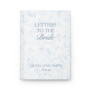 Libro de cartas personalizadas para la novia, álbum de recuerdos para despedida de soltera, regalo para la futura novia, recuerdo de boda personalizado, regalo para la fiesta nupcial de la novia.