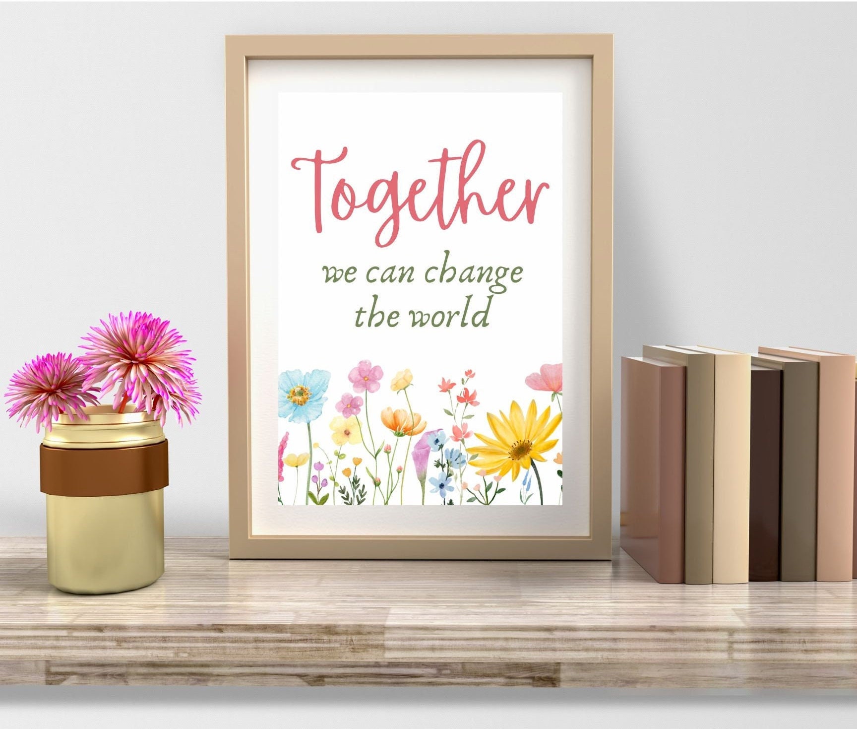 Small Hands Change the World, Diversity Wall Art, Printable