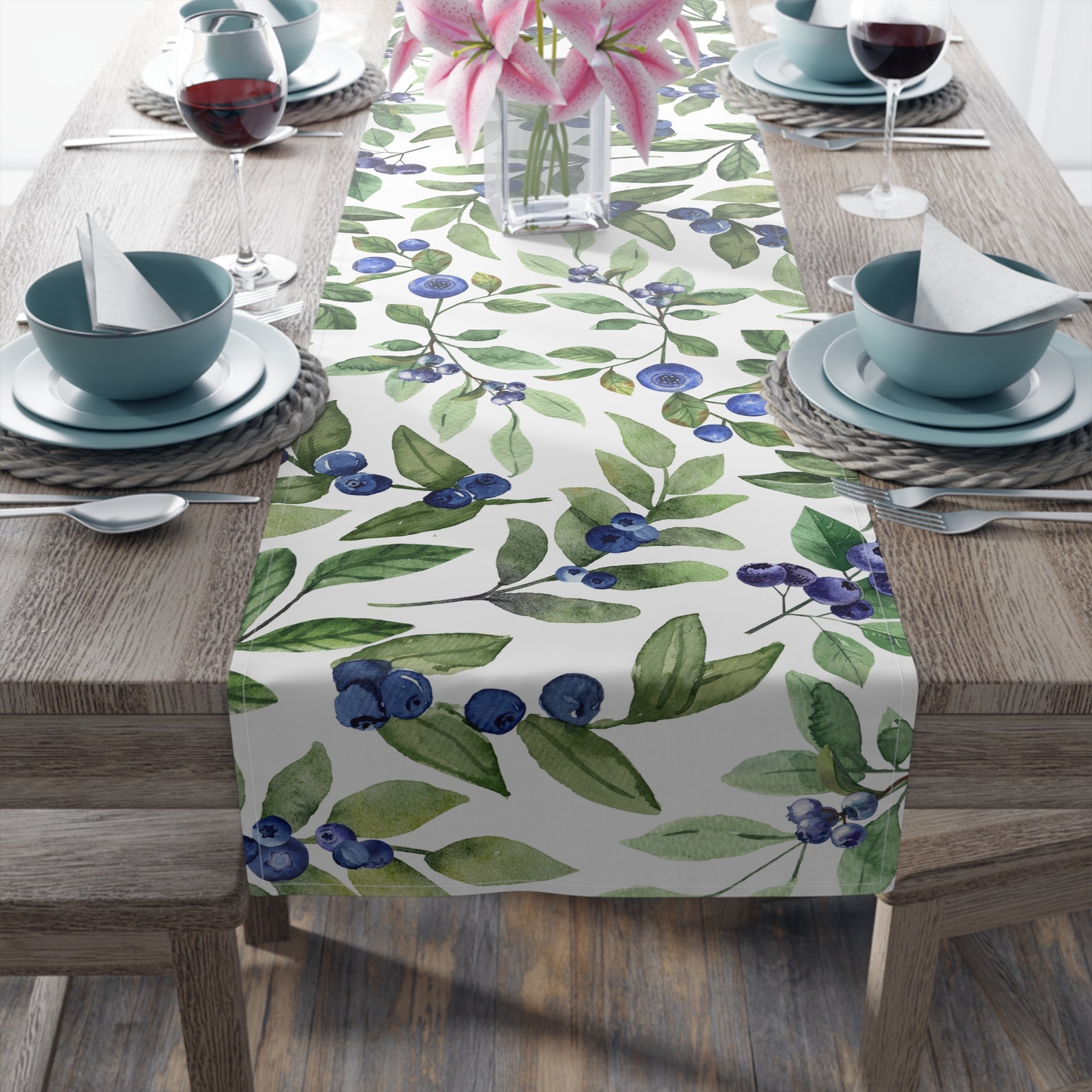 Blueberry Table Runner