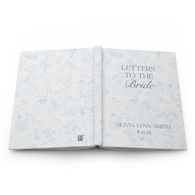 Custom Letters to the Bride Book Bridal Shower Memory Scrapbook Bride-to-Be Gift Personalized Wedding Keepsake Bridal Party Gift to Bride image 4