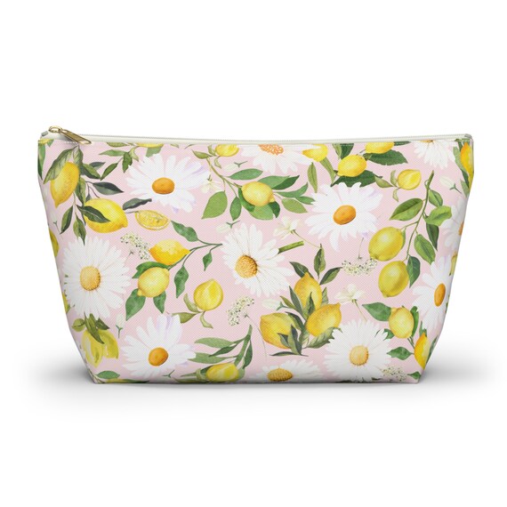 Cosmetic Bag - Linen - Large - Amalfi Citrus Cosmetic Bag - Linen - Large - Amalfi Citrus