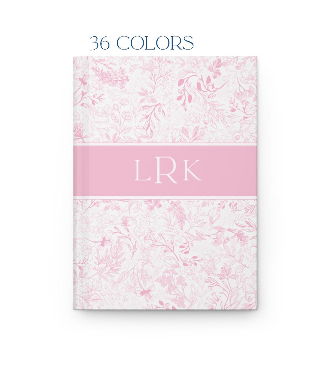 Pink Journal for Women Personalized Journal Toile Customized Notebook ...