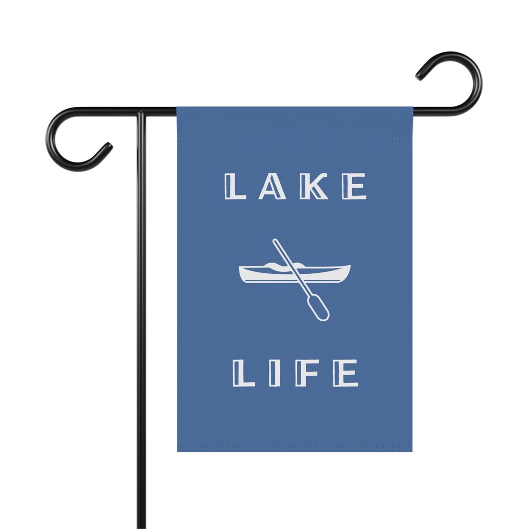 Lake House Flag Lake House Outdoor Decor Lake Life Porch Etsy