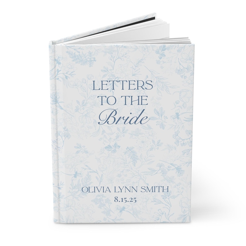Custom Letters to the Bride Book Bridal Shower Memory Scrapbook Bride-to-Be Gift Personalized Wedding Keepsake Bridal Party Gift to Bride image 11