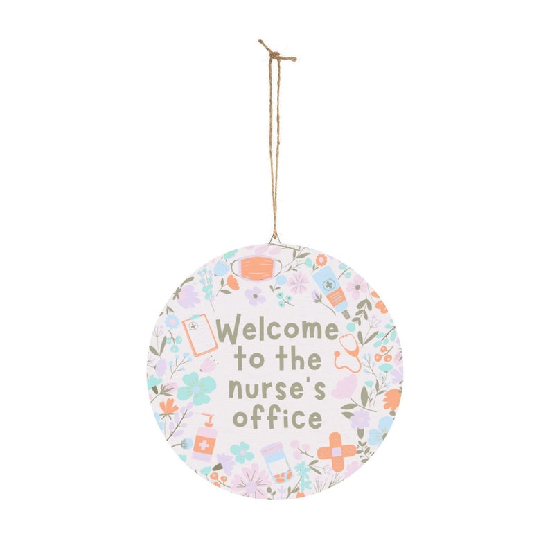 Nurse Office Decor Nurse Door Sign School Nurse Office Sign Welcome to ...
