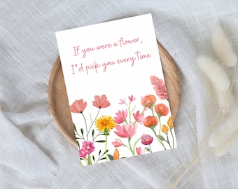 Birthday Card Variety Pack, Birthday Flower Cards, Mom birthday card, Mother’s Day card, birthday card for wife, birthday card for her