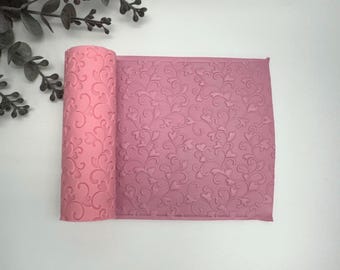 Heart filigree texture roller for making polymer clay earrings, handmade jewelry tools