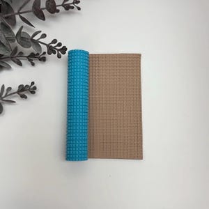 Waffle ice cream cone texture roller for making polymer clay earrings, handmade jewelry tools
