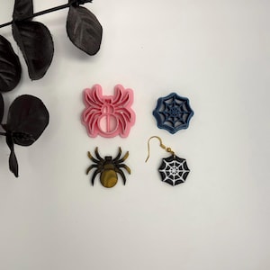 Spider or web cutter for making polymer clay earrings, handmade jewelry tools