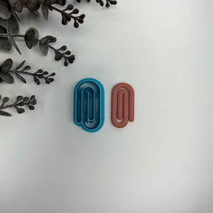Paperclip cutter, bookmark or earrings  polymer clay cutter, clay earrings tools, cutter for cookie cake decorating, handmade tools