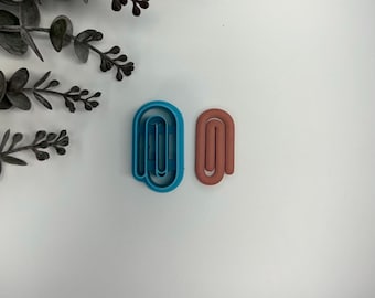 Paperclip cutter for making polymer clay earrings or bookmark, handmade jewelry tools