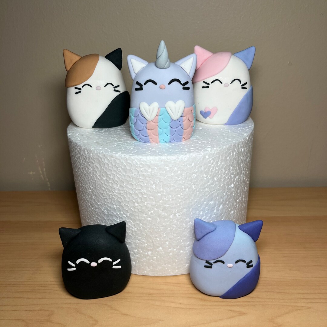 Fondant Cat Cake Toppers Etsy