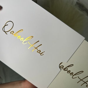 QABOOL HAI, 4GB, Nikah Gift, thevideoalbum, memory book, wedding gift, islamic wedding,perfect WEDDING to watch back your big day. Qabul Hai