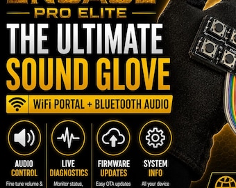 Star Wars Cosplay Sound Unit 8 Button  | Engage PRO ELITE | Upto 6 Characters on one unit | Advanced cosplay sound glove