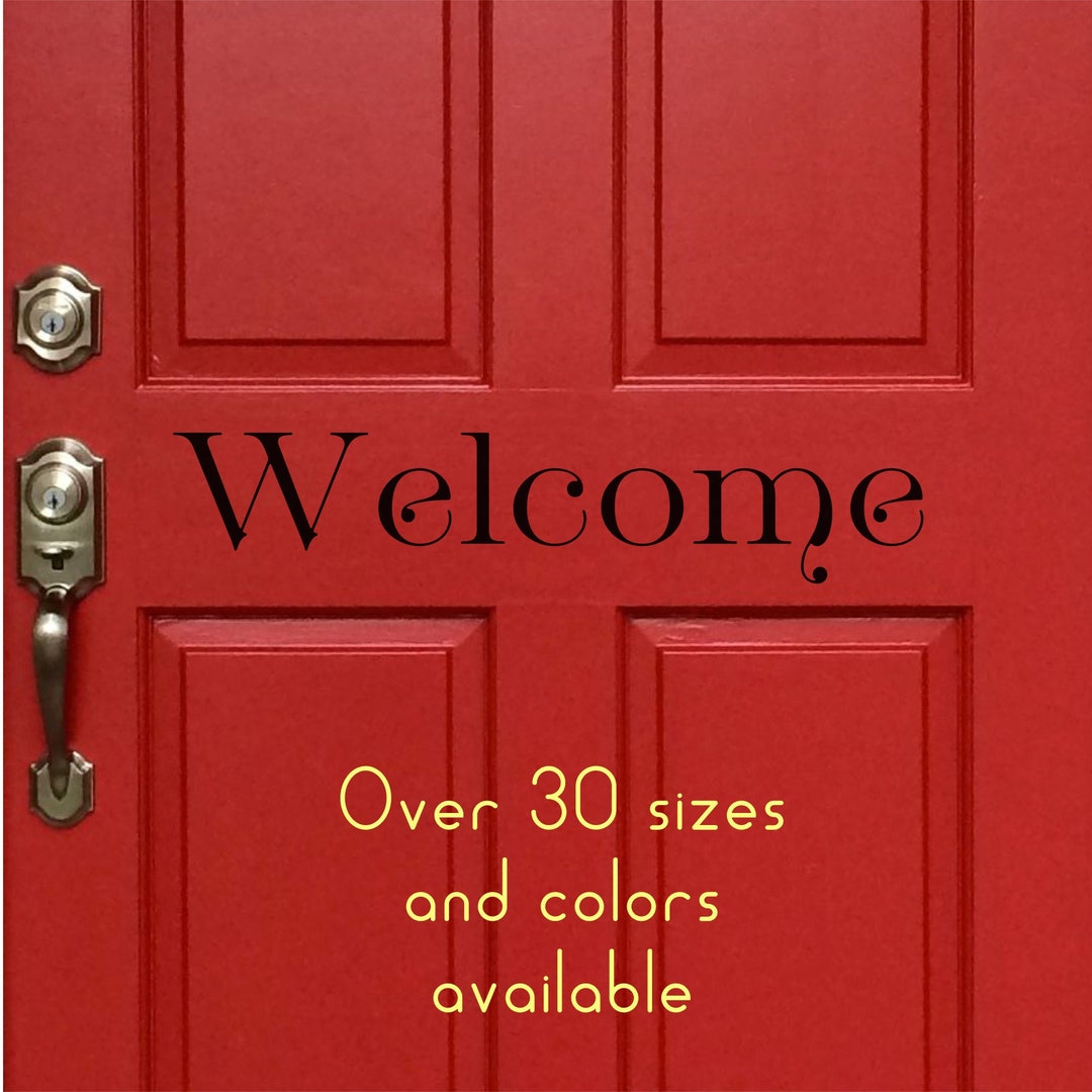 Front Door Decal for Car, Truck, Cell, Mirror, Walls, Mirrors