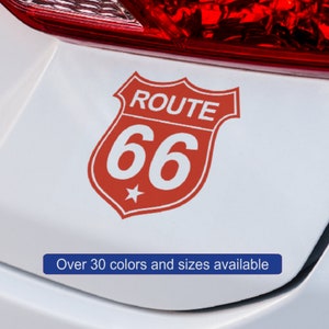 Get Your Kicks Route 66 Interstate Highway Sign Decal for Cars, Trucks, Cell Phones, Water Bottles, Laptops Tablets, Tumblers, Mirrors, etc.