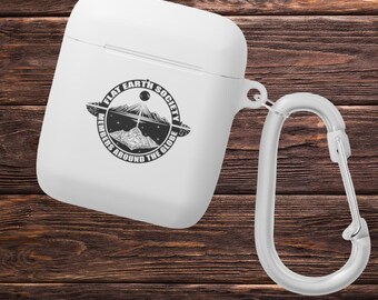 Capa para AirPods da Flat Earth Society: Protetor de Fone de Ouvido Engraçado com Conspiração