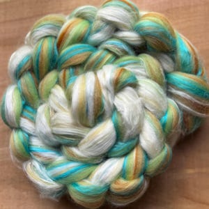Witchlight. 4oz. Spinning fiber. 80 South American Wool 20 Viscose
