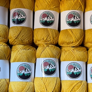 DK weight yarn. 10 pack bundle. 1200 yards. Merino Wool Tussah Silk. Hearthgold