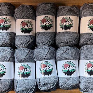DK weight yarn. 10 pack bundle. 1200 yards. Merino Wool Tussah Silk. Smokeledge