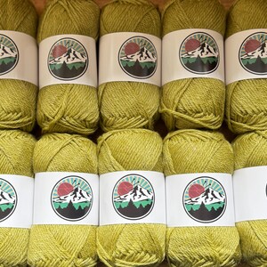 DK weight yarn. 10 pack bundle. 1200 yards. Merino Wool Tussah Silk. Lichenburst