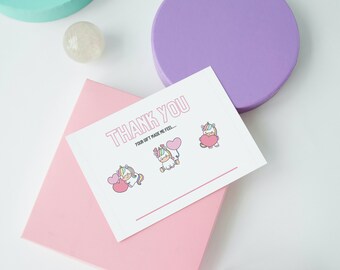 Thank You Unicorns for Kids