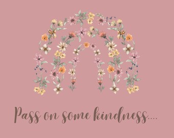 Tear off flyer - Pass on Kindness