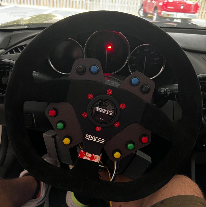 Custom Steering Wheel Button Panel and Hub Files 3D Printable Parts Etsy