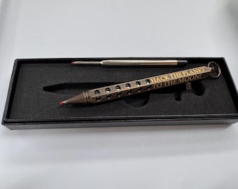 Custom Engraved Brass Bolt Action Pen | Space Engineer Gift | Aerospace EDC Pen | Personalized Tactical Pen