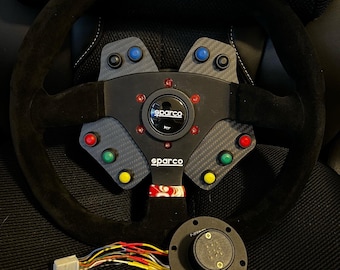 Custom Steering Wheel Button Panel and Hub Files - 3D Printable Parts