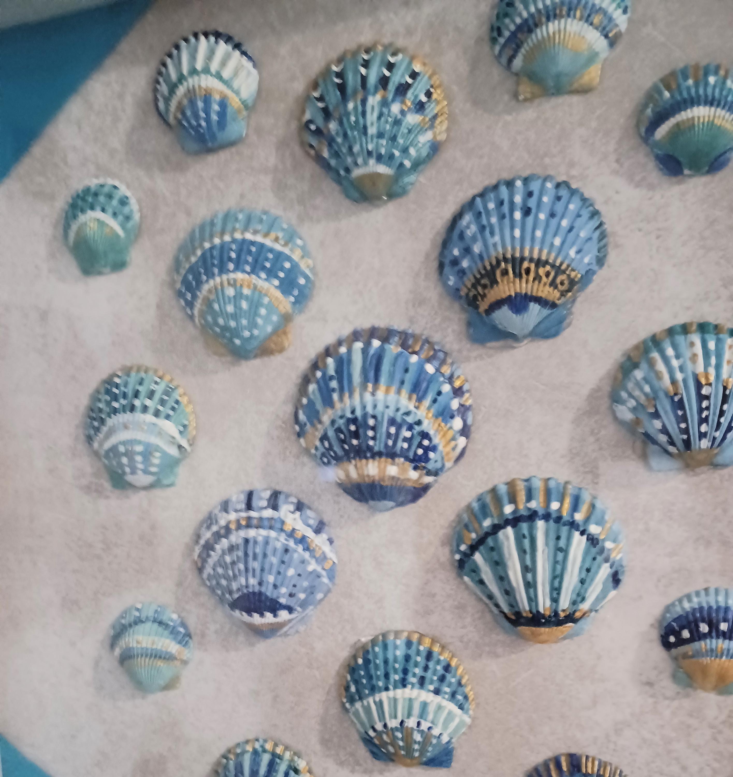 Hand Painted Sea Shells Framed Art - Etsy