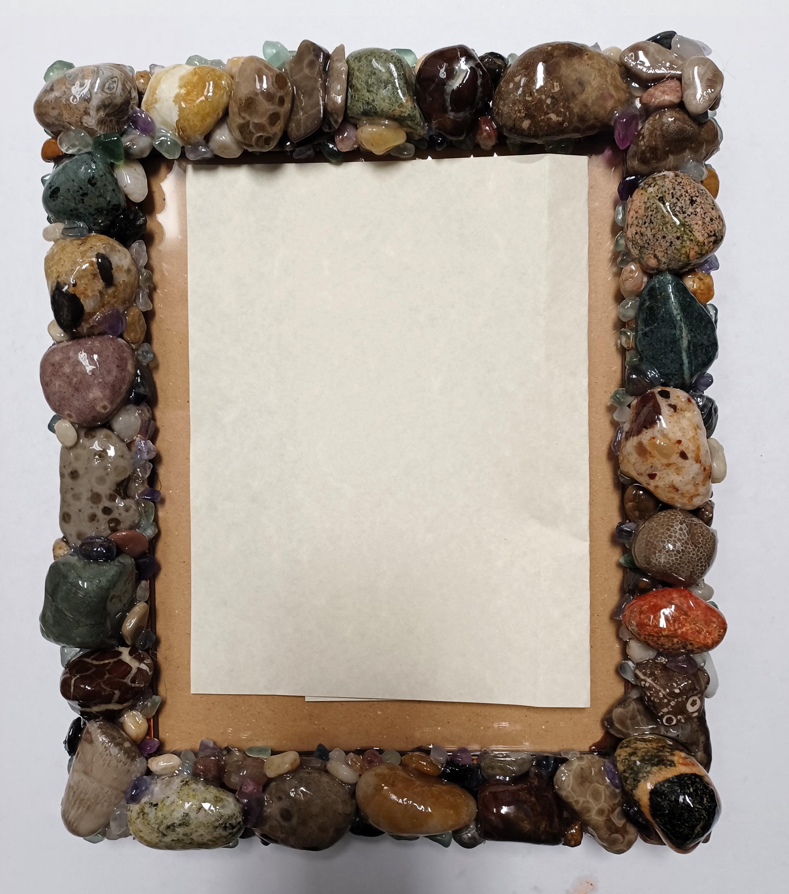 Petoskey Stone, Fossil and Lake Rock Picture Frame 8 X 10 - Etsy