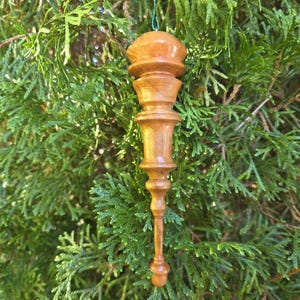 Turned Christmas Ornament