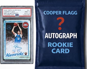 Cooper Flagg Rookie Card Mystery Pack: PSA Graded, Autograph Potential