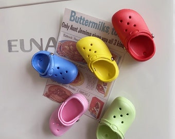 Mini aimants pour réfrigérateur chaussures Crocs, aimant de réfrigérateur mignon, décoration créative pour réfrigérateur, décoration de cuisine amusante, cadeaux pour les amateurs de chaussures Crocs