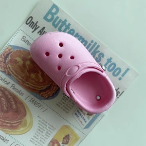 Mini aimants pour réfrigérateur chaussures Crocs, aimant de réfrigérateur mignon, décoration créative pour réfrigérateur, décoration de cuisine amusante, cadeaux pour les amateurs de chaussures Crocs Pink