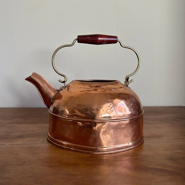 Vintage Copper Tea Kettle