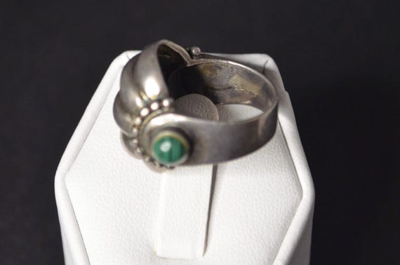 Unique Shell Design Malachite Size 5.5 Native Ame… - image 4