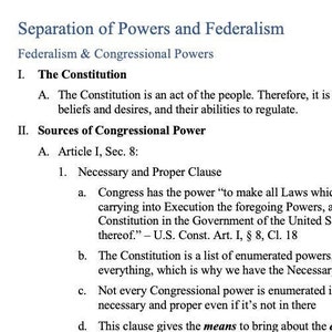 Esquema de derecho constitucional Esquema de la facultad de derecho Notas de derecho constitucional Notas de la facultad de derecho para 1L Con Law con jurisprudencia Examen de la barra Preparación para la barra