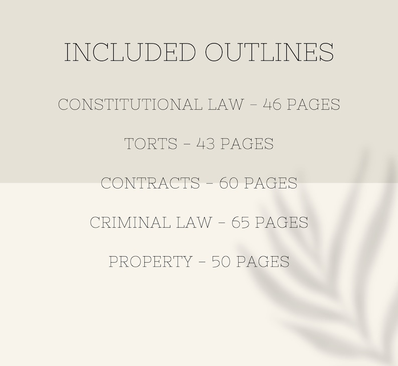 1L Outlines Bundle | Law School Notes | Law School Outlines | Bar Exam ...