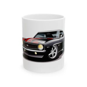 Princess Grace  Classic Muscle Car Ceramic Mug   11oz   15oz  Perfect Gift for Car Enthusiasts