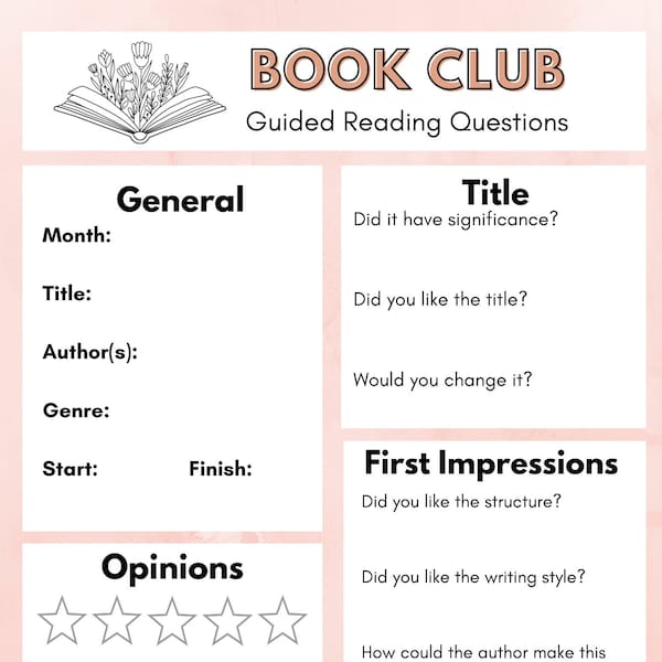 Book Club Questions PDF