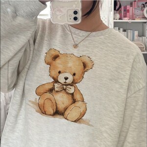 Grey teddy deals bear jumper