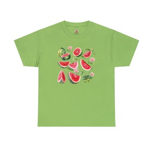 Watermelon Shirt Fruit Shirt Graphic Shirt Palestine Protest Shirt For Women Gardener Shirt Watermelon Tee Watermelon Palestine Colors Shirt image 5