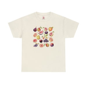 Fig Shirt Fruit Graphic Shirt Fig Graphic Tees For Women Fig T Shirt Aesthetic Shirt Vintage Shirt Vintage Fruit Shirt Graphic Fruit Shirt image 3