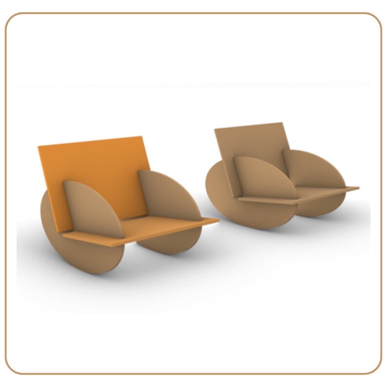 Modern Rocking Chair DIY Plans, Rocker Cutout, Woodworking Projects ...