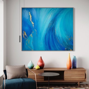 BLAUER SCHATZ  - Abstract Art