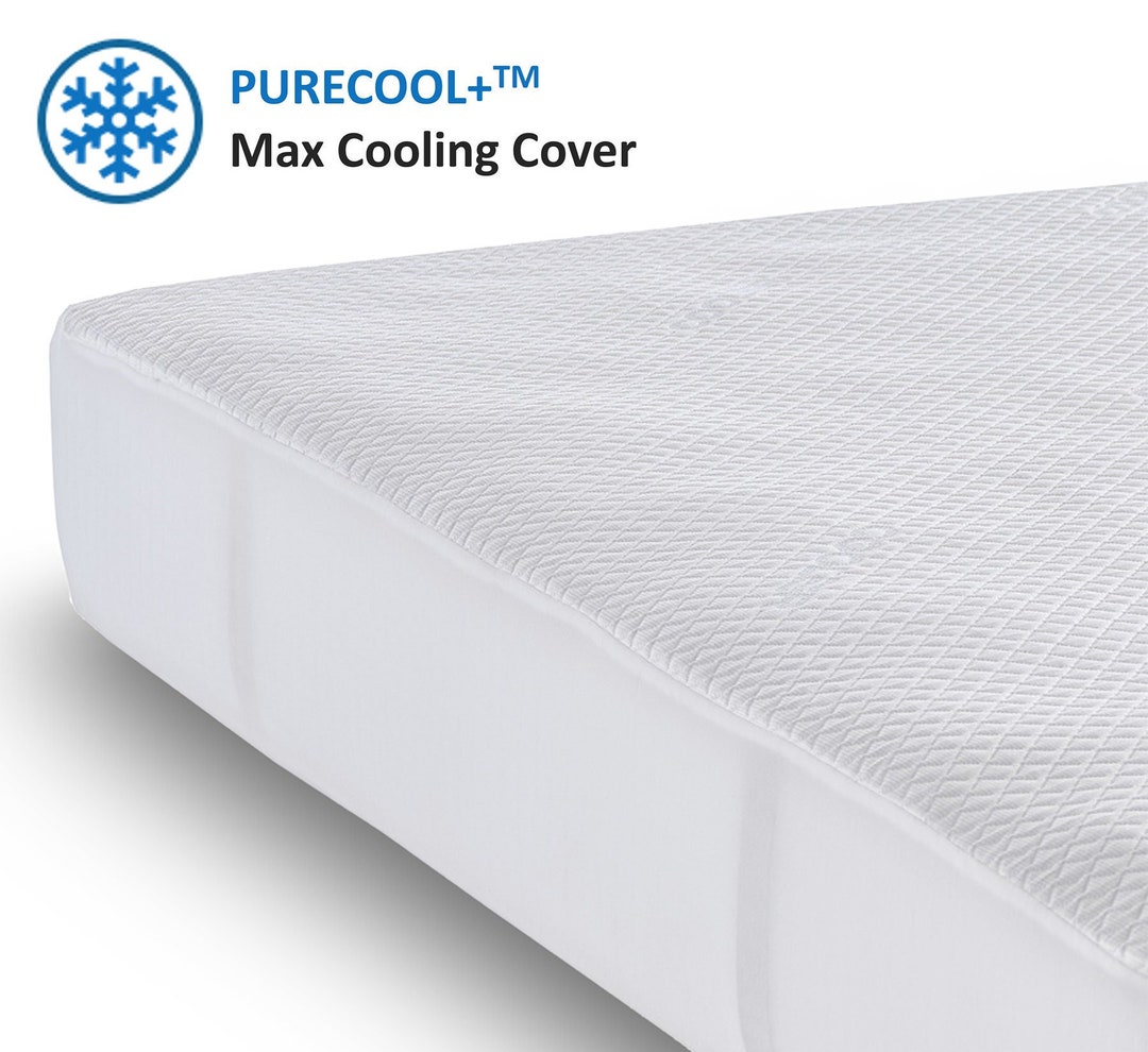 Cooling Mattress Protector Queen for Hot Sleepers, Waterproof Vinyl Mattress Cover, Extra Deep