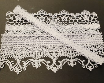 10 pieces of Beautiful die cut paper lace borders